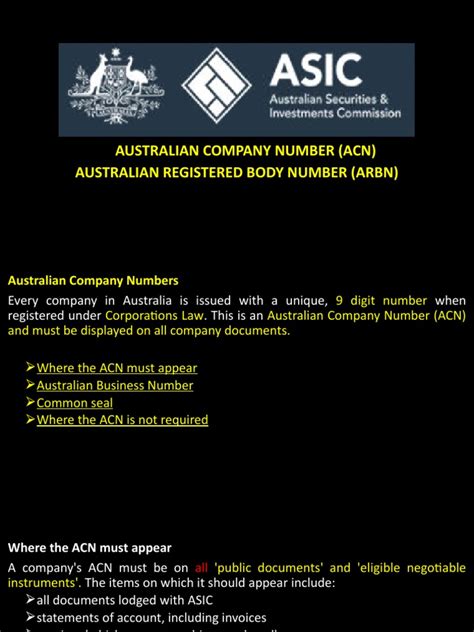 acn gclub|Australian Company Numbers .